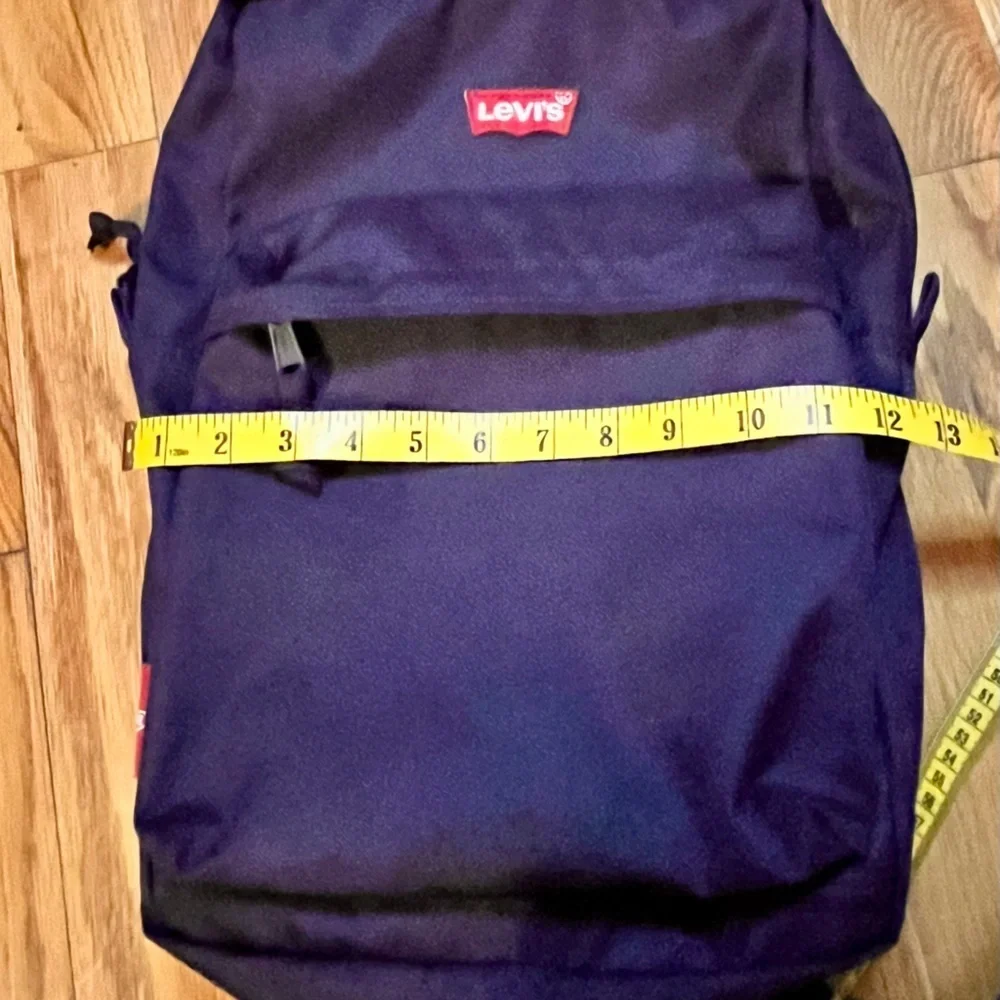 Levi's Navy Blue Backpack Unisex Travel School Bag Durable Adjustable Straps